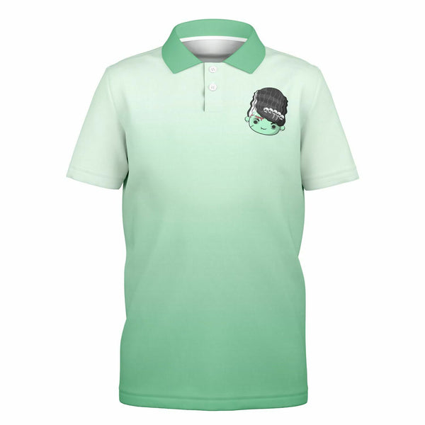 🖤 Kids Polo Shirt -- Frankensteins Princess