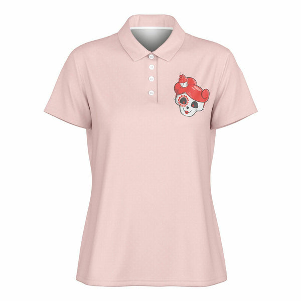 🩷 Women's Polo Shirt -- Fifties Flashback