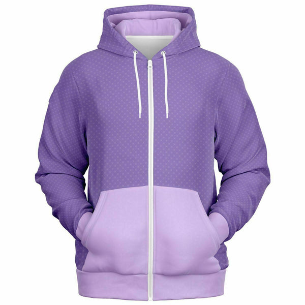 💙 Men's Zip-Up Hoodie -- Skulls´n Bows