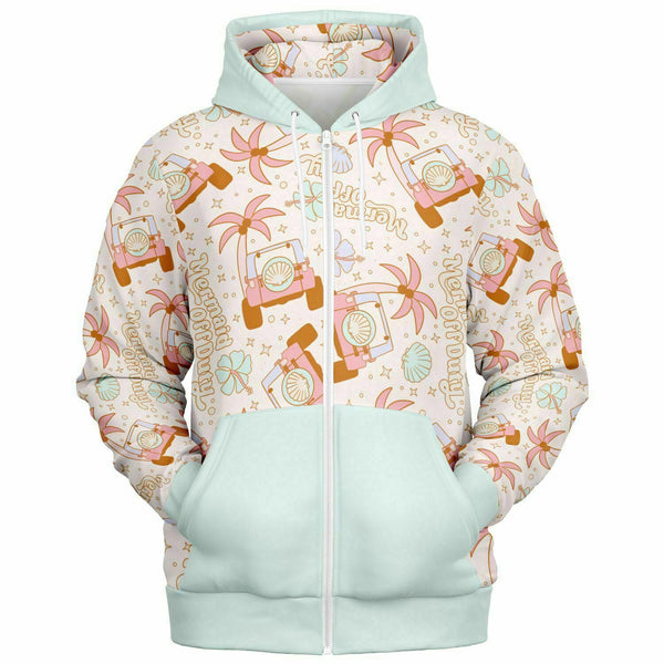 🩷 Women's Zip-Up Hoodie -- Summer Spirit