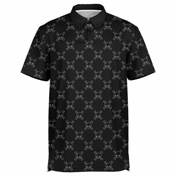 💙 Men's Polo Shirt -- Skully Boy