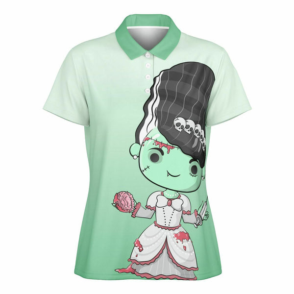 🩷 Women's Polo Shirt -- Frankensteins Princess