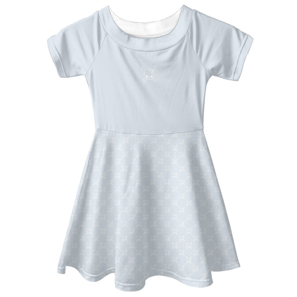 🖤 Kids Short Sleeved Dress -- Skully Girl